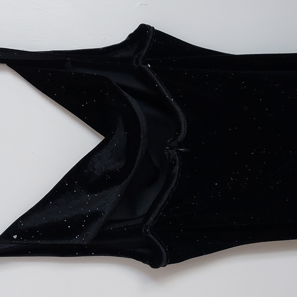Shein Glamorous Draped Velvet Dress - Picture 10 of 16
